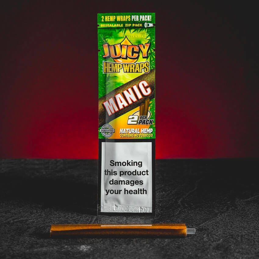 Juicy Hemp Wrap Kenderpakolatok tollszárhoz 2 db-os csomaghoz mániákus csomagban