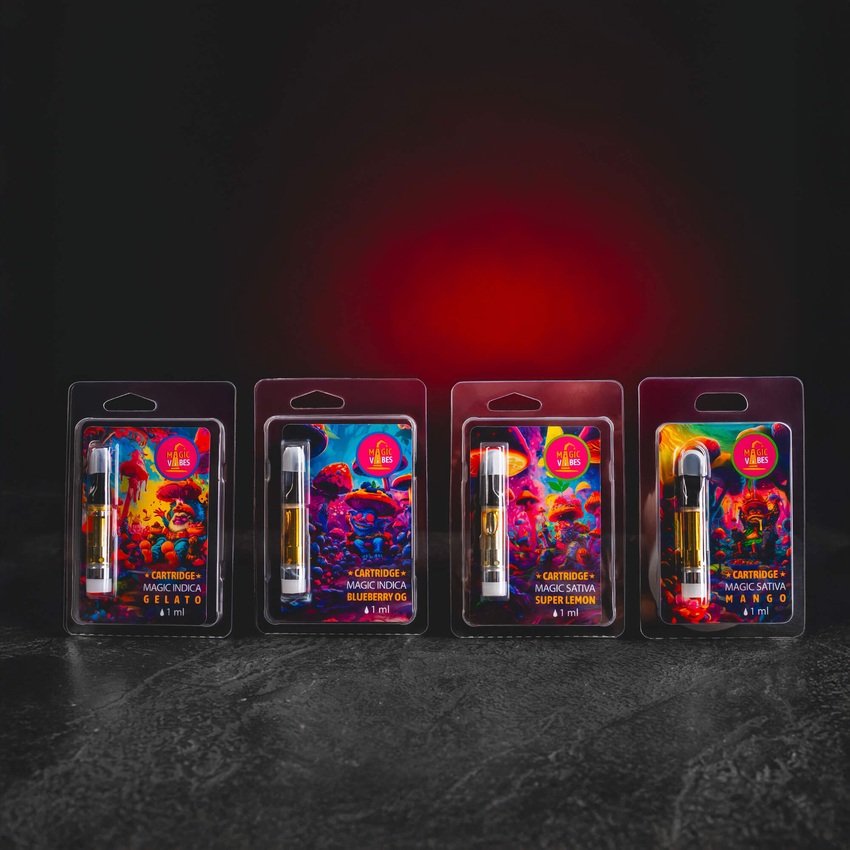 Magic Mix Cartridge – prémium patron innovatív kannabinoidokkal négy ízben: Gelato, Super Lemon, Blueberry OG és Mango a kényelmes és stílusos vapeléshez. kratom world magic mix cartridge kratomworld eladás