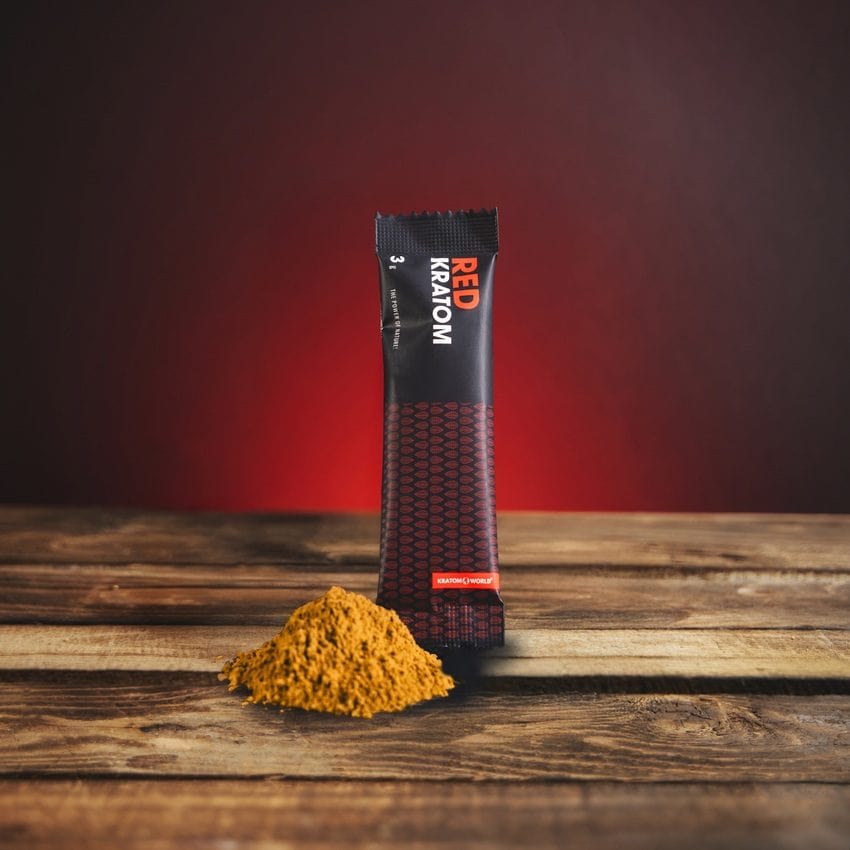 kratom world Red Pure Kratom 3g tasak – finom por Indonéziából, praktikus kis csomagolás Nyugat-Kalimantánból, minőségi piros kratom a Kratom World-től