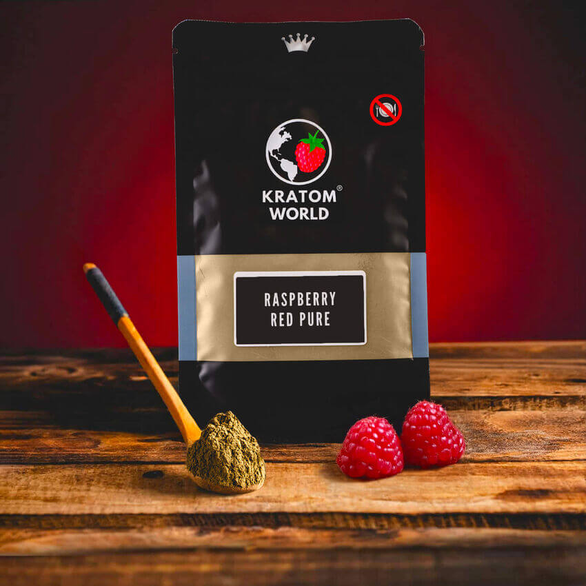 Red Pure kratom – piros kratom Indonéziából mély relaxációhoz és kiegyensúlyozottsághoz, finom por gyűjtői célokra, elérhető a Kratom World oldalán