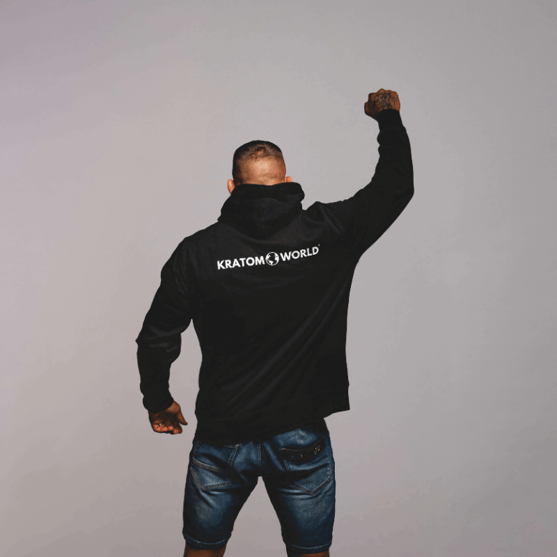 kratom world pulóver green unisex world kratom green maeng da