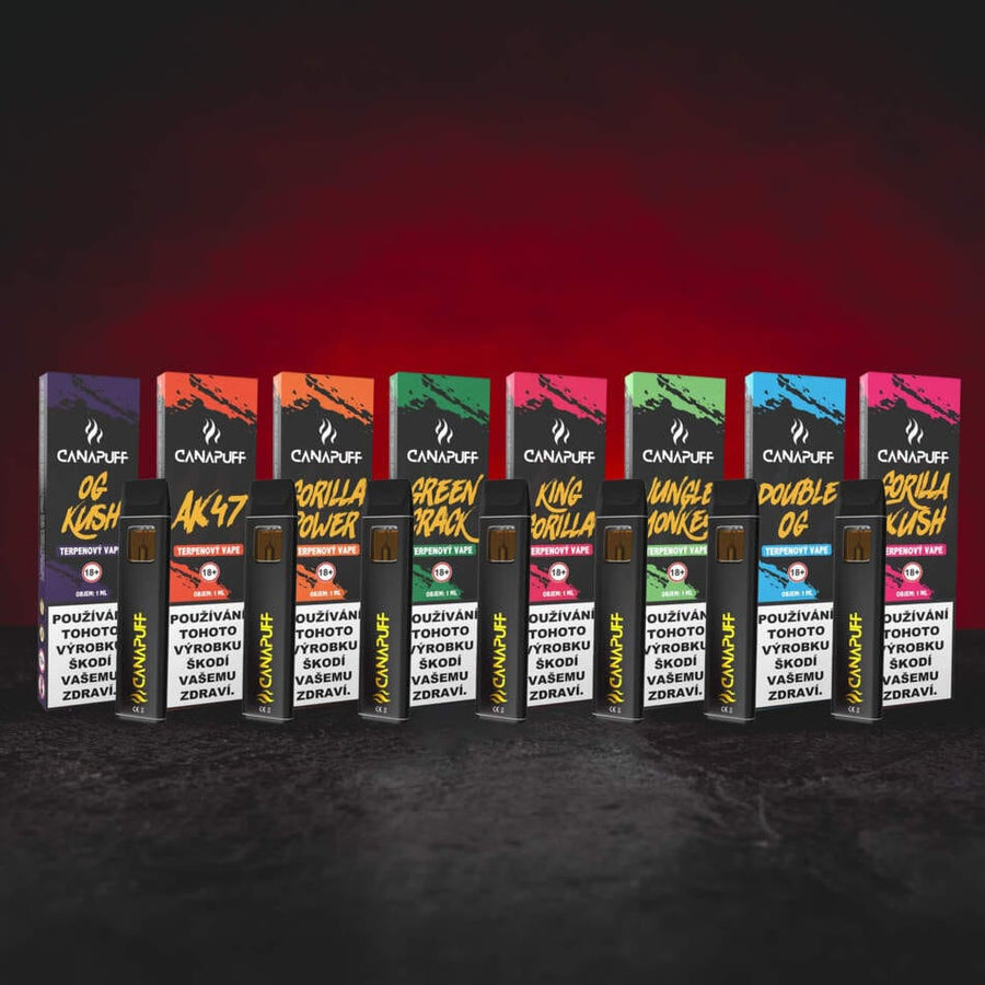 Terpene Vape 1 ml – kannabisz terpén vape kollekció különböző aromaprofilokban