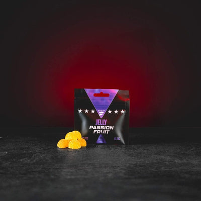 THF Jelly Passion Fruit – trópusi marakuja ízű gyűjtői zselé a kreativitás és a könnyű mentális frissesség támogatására.