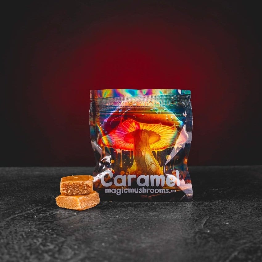 kratom world magic shrums gombás cukorka karamell csokoládé gummies kratomworld eladás caramel