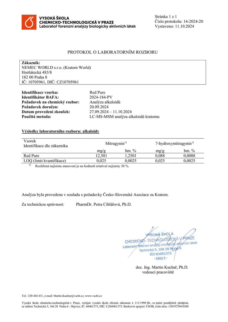 kratom világ labor tesztek red pure kratom alkaloidok eladó igazolt magyarország budapest